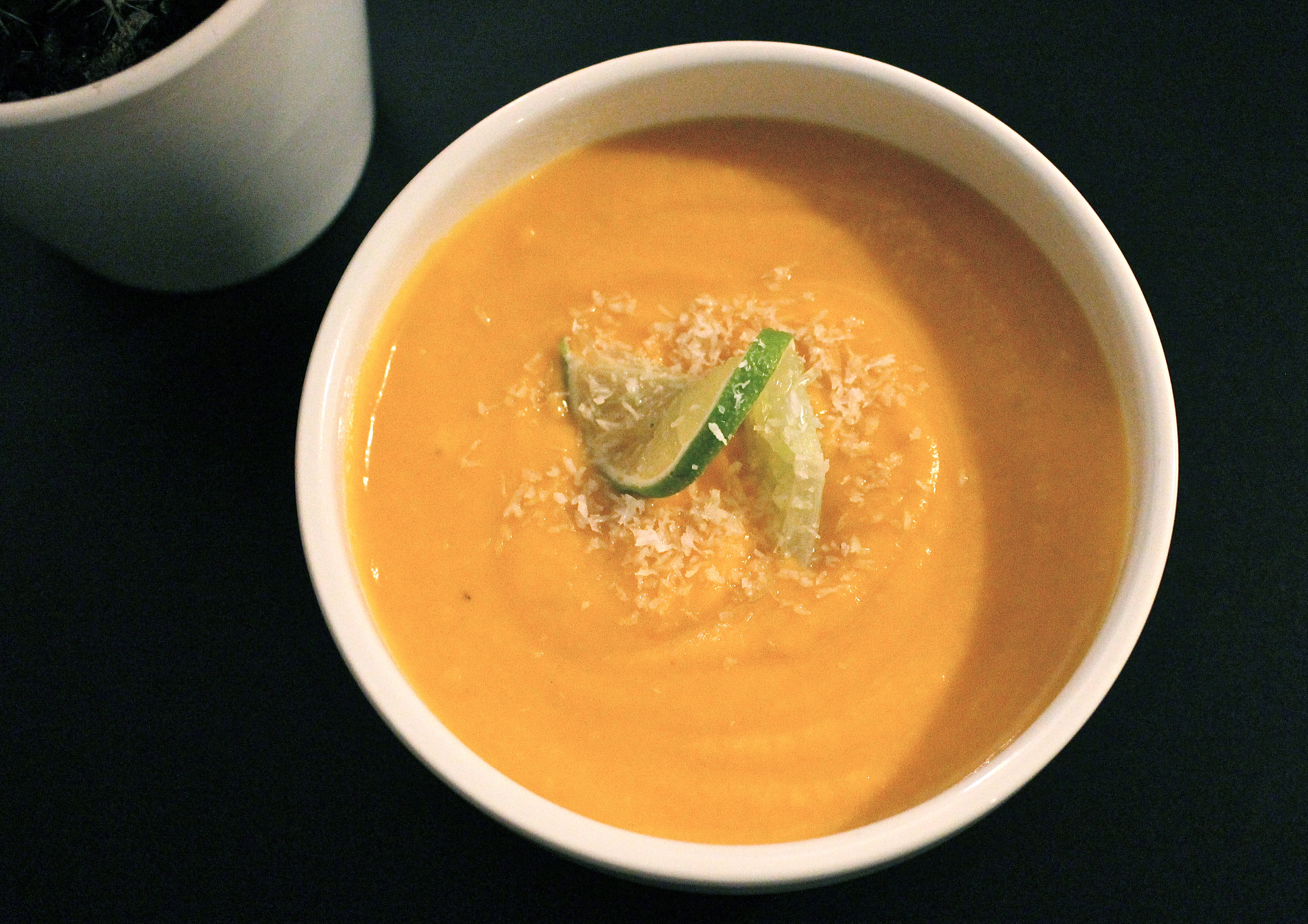 soupe patates douces coco lime