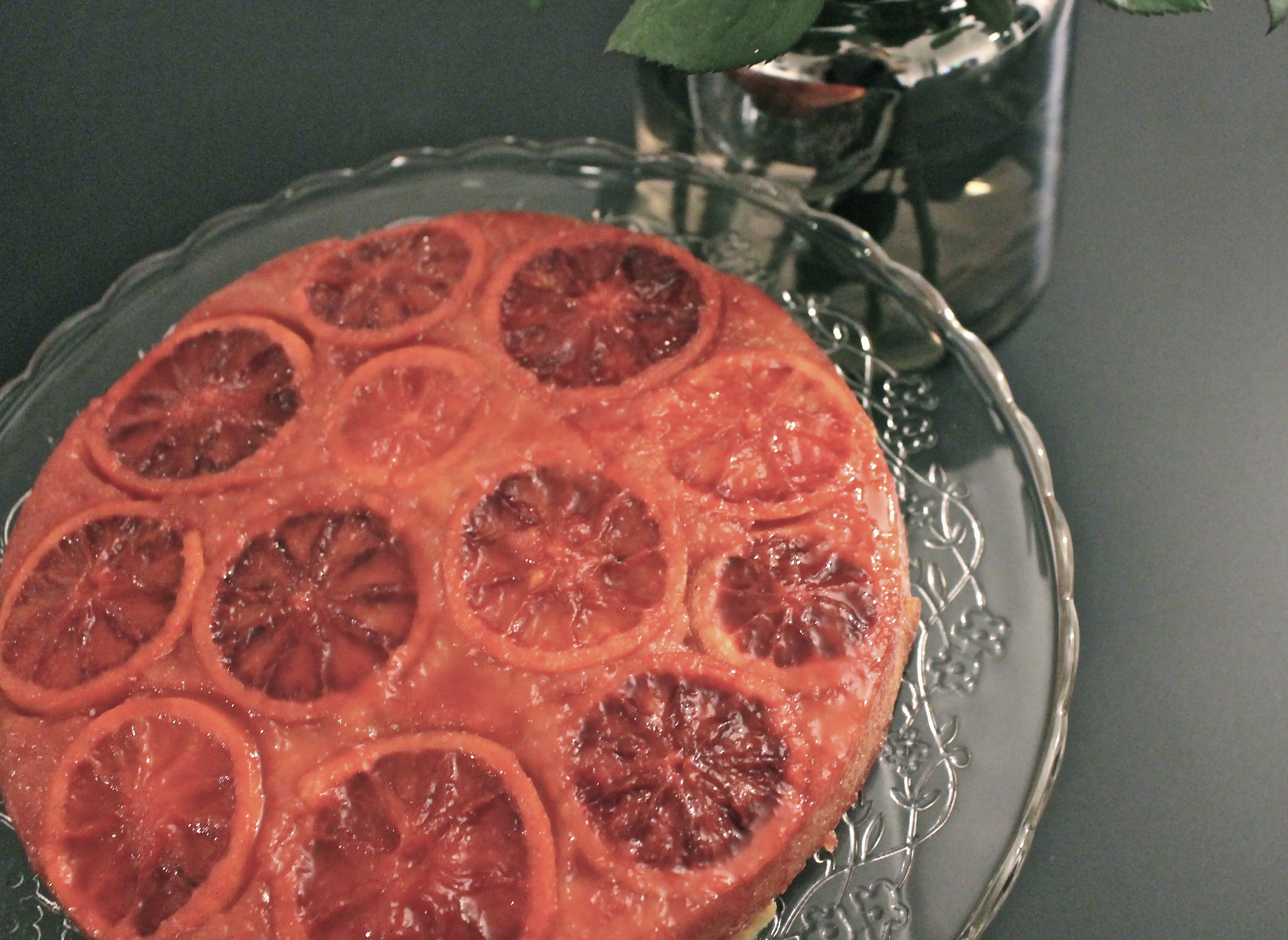 gateau renversé orange