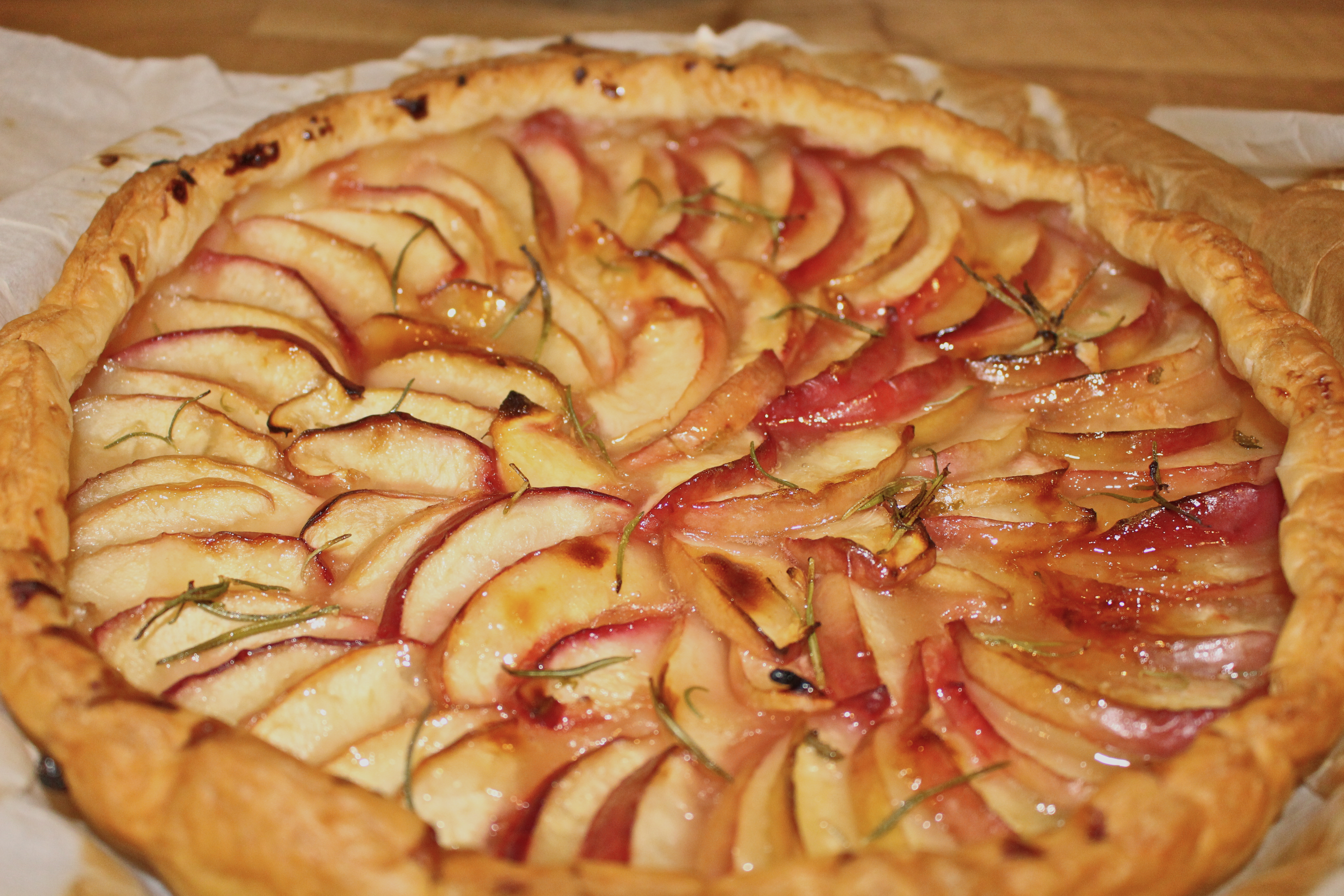tarte pêche